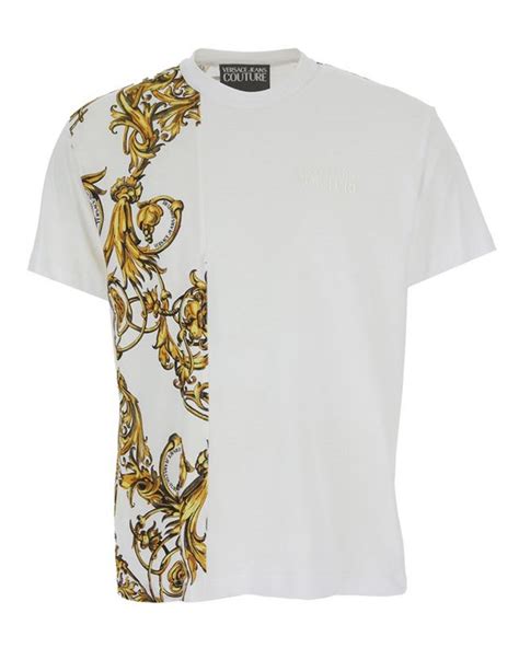 tee shirt versace jeans|Versace Jeans couture white shirt.